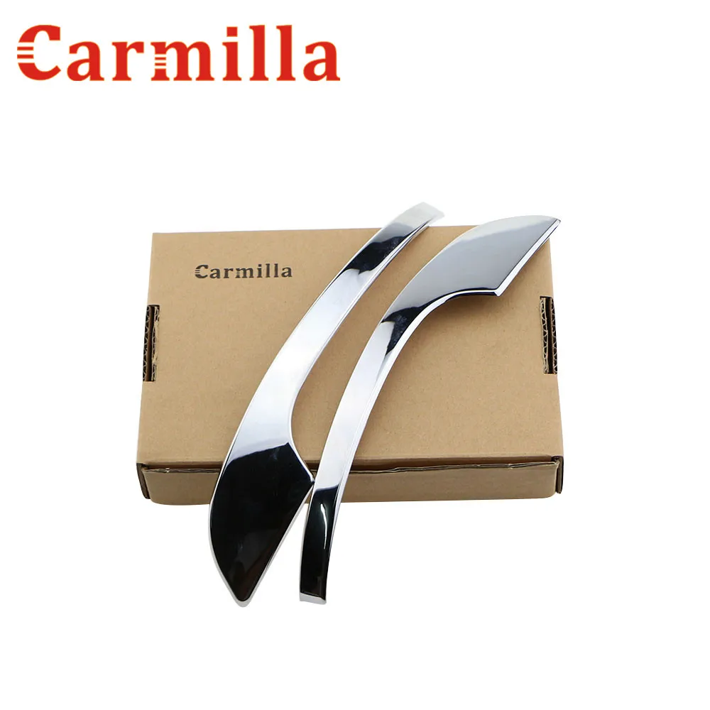  Carmilla Car Turning Light Chrome Side Mirrors cover strip Rearview Trim Modified For Ford Ecosport