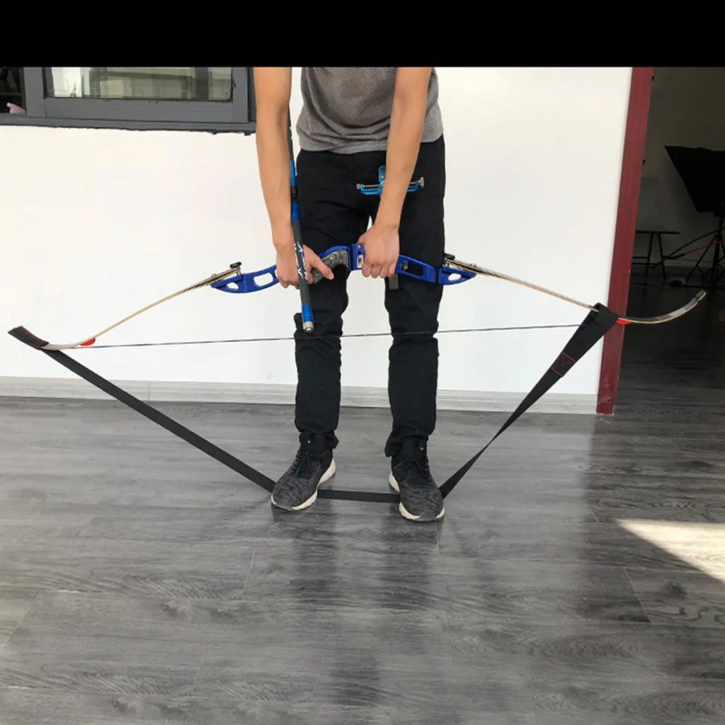 Strong Webbing Archery Woven Tip/Limb Bowstringer for Recurve/Traditional Bows Longbow - 4.9cm Width Hunting Bow Archery