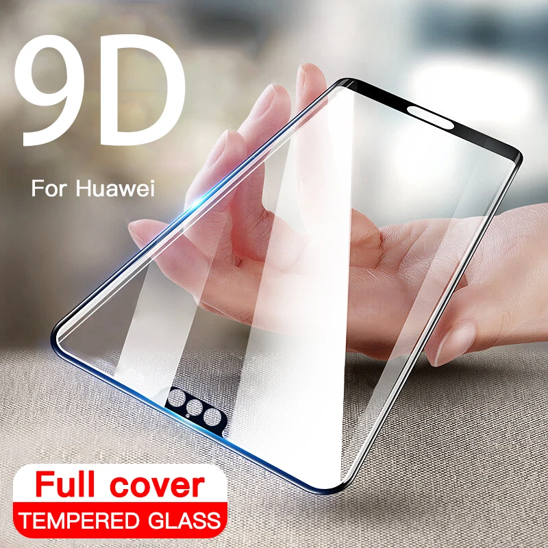 9D закаленное стекло для huawei mate 20 lite P20 plus чехол экрана 20plus light p smart plus|Защитные