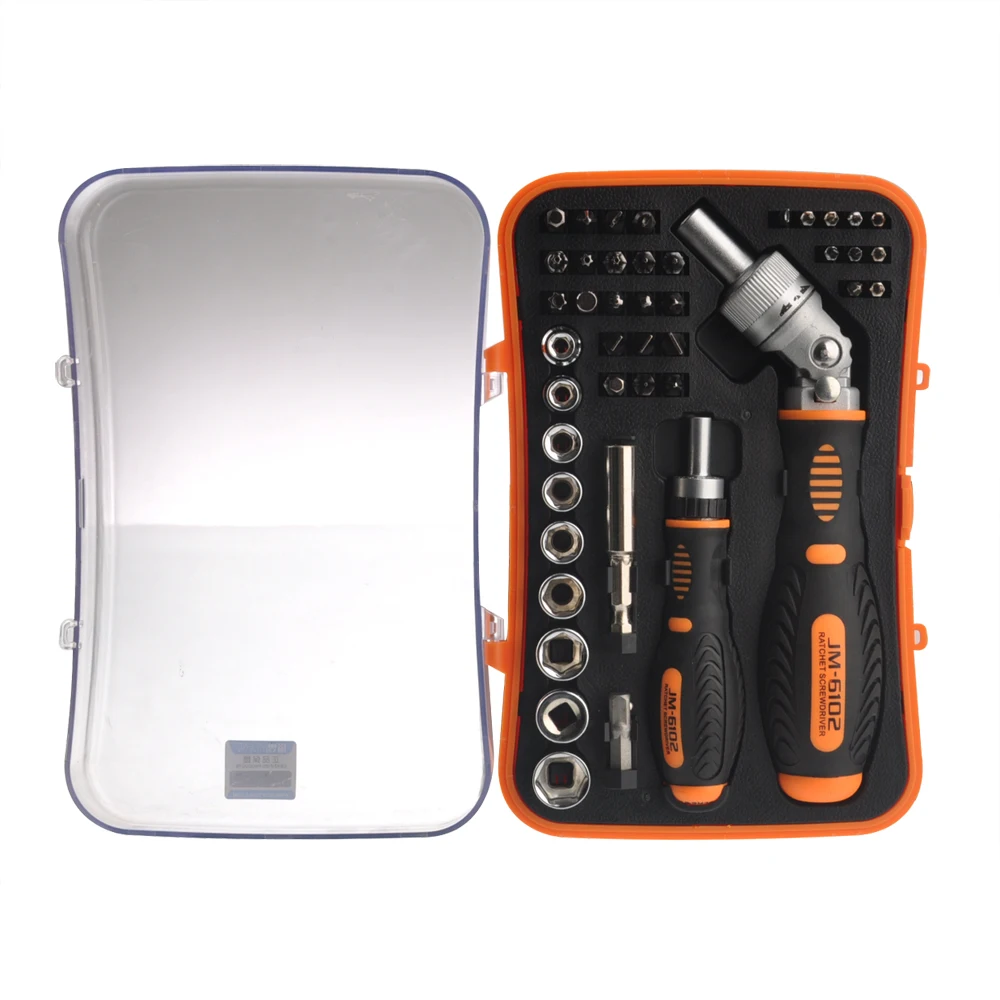 

Jakemy JM-6102 43-in-1 Professional Precise Ratchet Screwdriver Bit Set Repair Tools Set