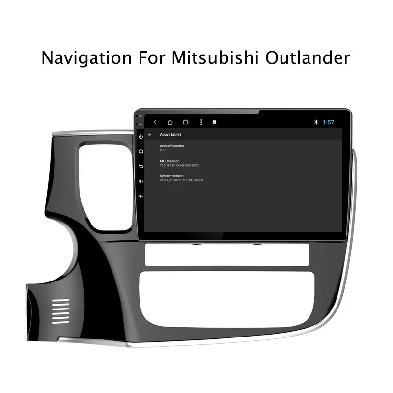 Best NAVITOPIA 10.1inch 2G RAM 32G ROM Android 8.1 Car DVD GPS Navigation for Mitsubishi Outlander 2013 2014 2015 2016 2017 2018 5