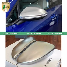 Z-ART CC Scirocco Passat B7 Mirror cover Chrome matt painted cap Side Mirror Housings for Volkswagen 2010-2014 high quality