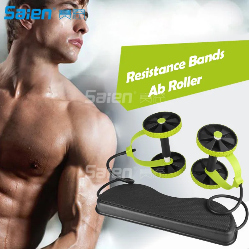 

Awesome Exercise Fitness Health Care Core Dual Wheels Ab Roller Pull Rope Abdominal Waist Slimming Trainer Workout Equipment