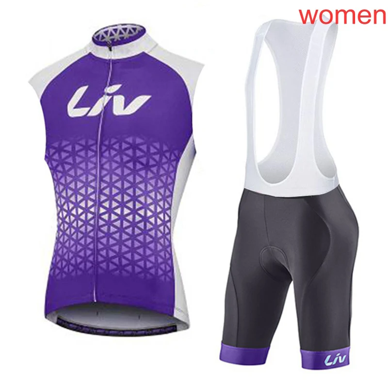 Женский спортивный костюм Ropa Ciclismo велосипедная майка без рукавов и шорты
