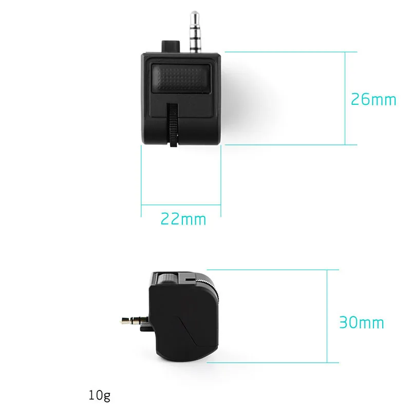 Mini 3.5mm Audio Jack Headset Adapter For PS4 Video Game Gamepads Dualshock 4 Controller With Volume Mic Control Games Accessories (2)
