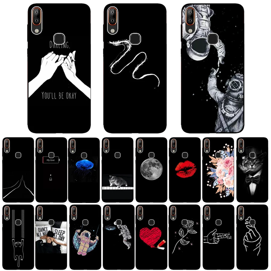 

Patterned Case for BQ Vsmart Active 1 Plus Soft TPU for BQ Vsmart Joy 1 Plus Case Phone Back Cover for Vsmart Active 1 Plus Case