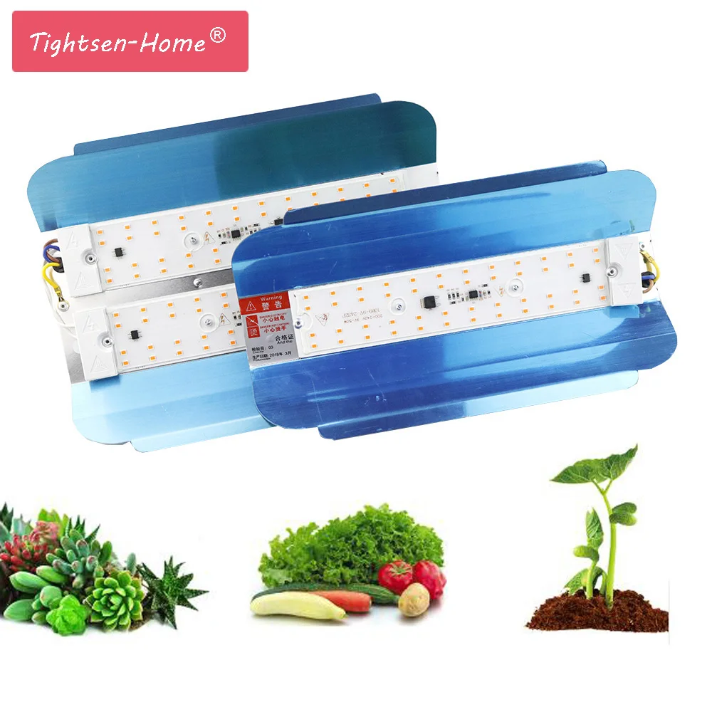 Led Grow Light Full Spectrum Waterproof Ac 220v 50w 100w Led Plant