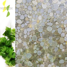 75*400 см 3D окно конфиденциальности пленки, самоклеящиеся мраморные контактные бумаги булыжник Шторки для окон пленка для дома, кухни, офиса