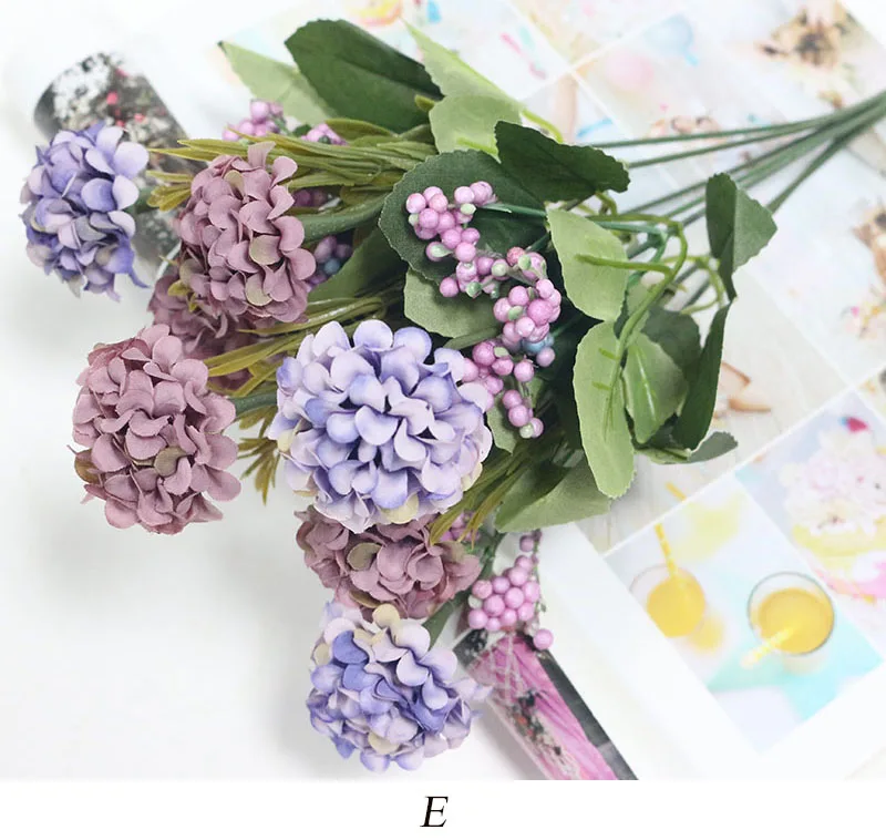 Flone Artificial Plants Silk Daisy Fake Flowers Daisy For Home Decoration Accessories Flower Wall Wedding Garden Decoration (16)