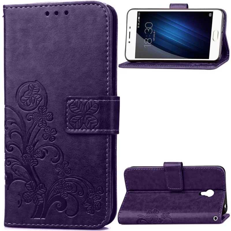 Meizu M3S Four Leaf Clover Wallet Case (10)