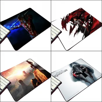 

Congsipad Smal Size Mini Pc Computer Gamer Gaming mousepad Dragon Age Inquisition Pattern Video Game Rubber Desk Mat Mouse Pads