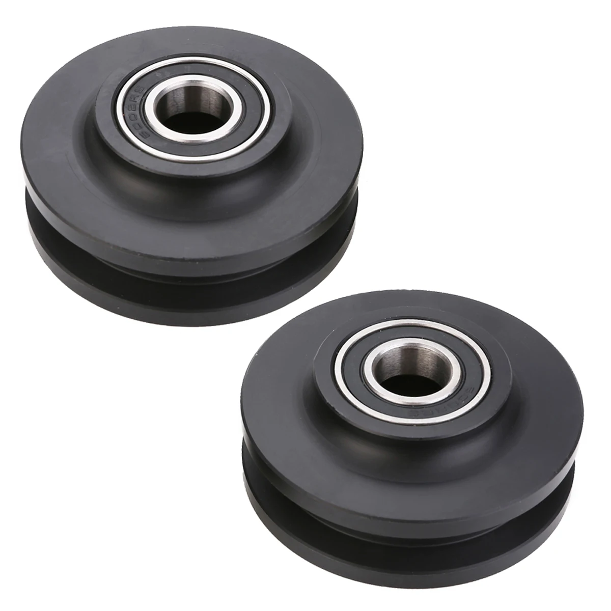 2Pcs POM Sliding Barn Door Wheel Closet Cabinet Window Hardware Roller Pulley  Sliding Wardrobe Bearing Supplies