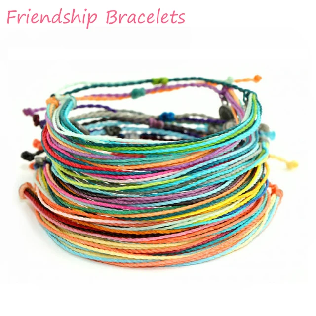 Waterproof Bracelets Best 10 Pcs Handmade Waterproof Bracelets Wax String Bangles