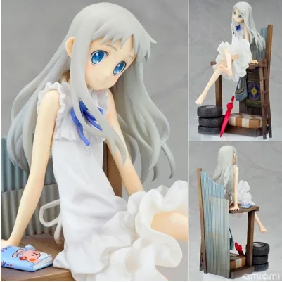 

J.G Chen Anime Anohana Honma Meiko Menma PVC Action Figure Collectible Model Toy 21CM Free Shipping