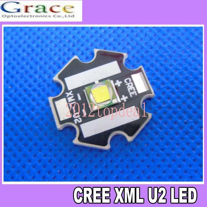 

Top 10W Cree Single-Die XM-L LED U2 Warm White 3000k with 20mm Star Base, 1040Lm@3000mA for DIY