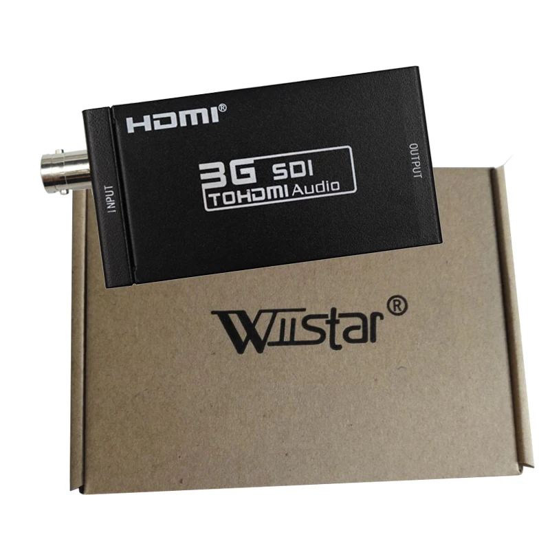 Конвертер SDI в HDMI 720 1080P преобразует 3G или HD BNC аудио видео адаптер для вождения