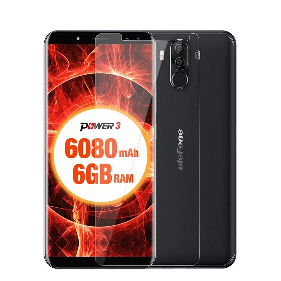 Закаленное стекло 9H для Ulefone Power 3/3 s защита экрана Взрывозащищенная прозрачная