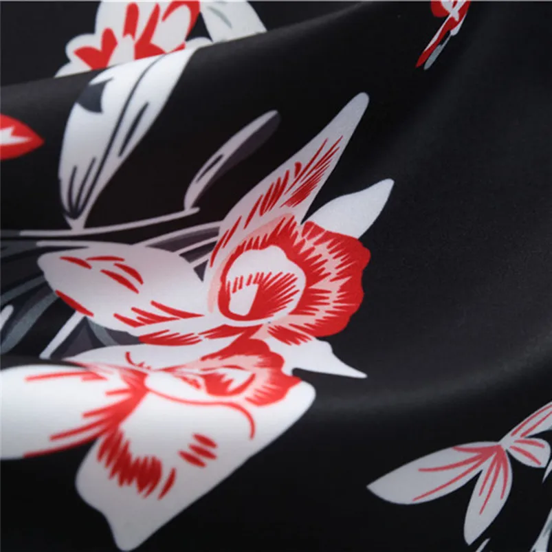 Women Vintage 1950s Retro Off Shoulder Printing Evening Party Prom Swing Dress 2019 Spring summer harajuku modis gothic R25 (6)