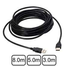 Chenyang 3 m 5 m 8 m usb type-A Male-USB 2,0 Мужской кабель для передачи данных для жесткого диска и сканера и принтера