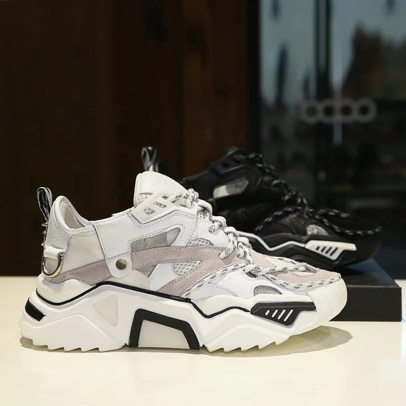 

2019 Autumn Ladies Glitter Chunky Sneakers Platform Casual Shoes Dad Dames Sneakers Women Shoes Trainers Basket White Shoes