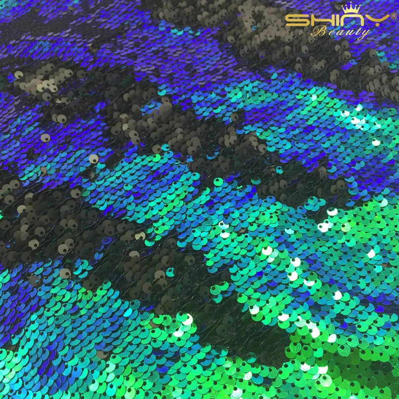 mermaid sequin fabric056