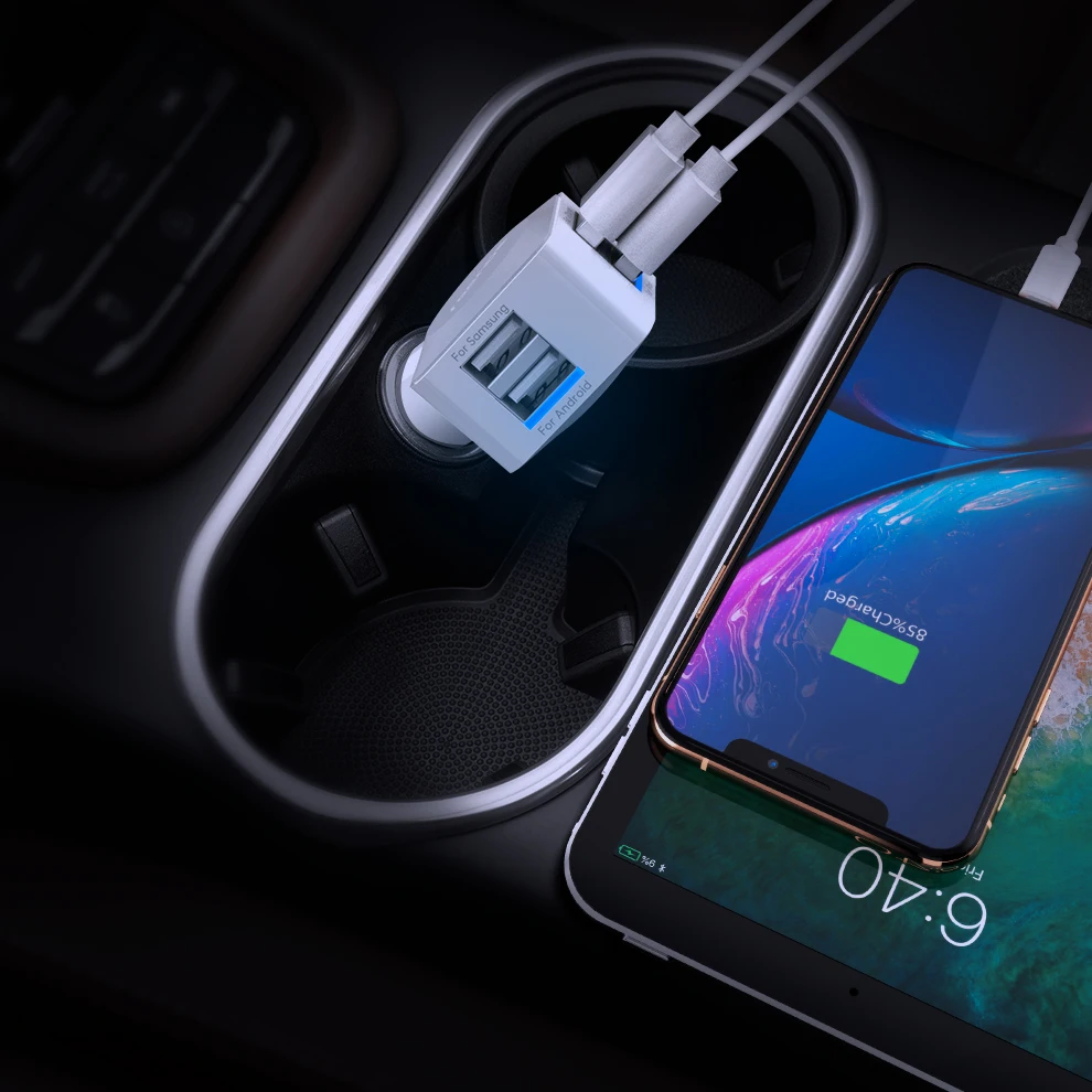 SeenDa автомобильное зарядное устройство для iPhone мобильный телефон быстрое с 4