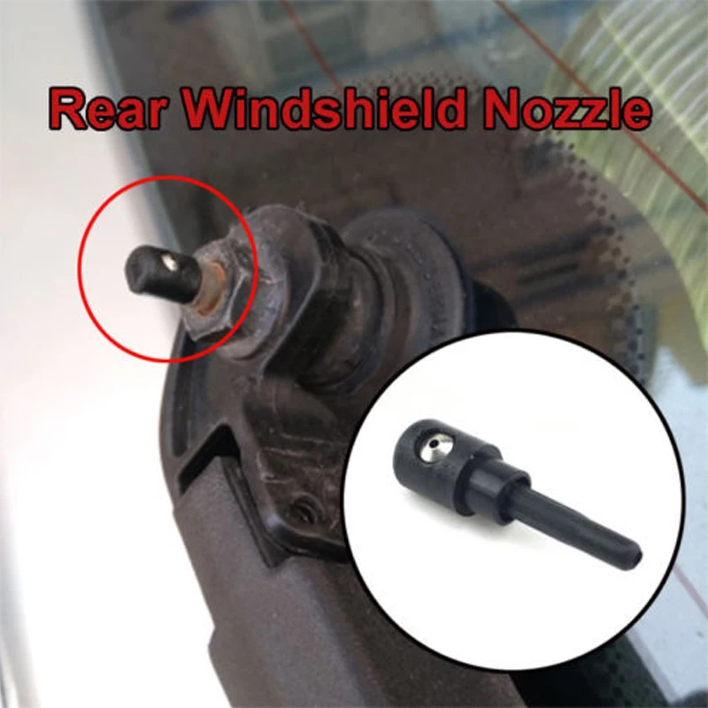 

Vehemo Spray Nozzle Black Wiper Washer Jet Car Wiper Washer Rear Window Portable Windshield Vehicle Auto Wiper Washer