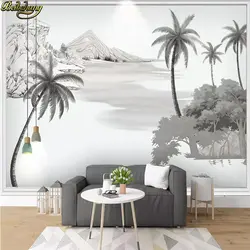 Beibehang заказ papel де parede 3d полы Настенные обои Nordic пальмовое дерево минималистский задний план обустройство дома