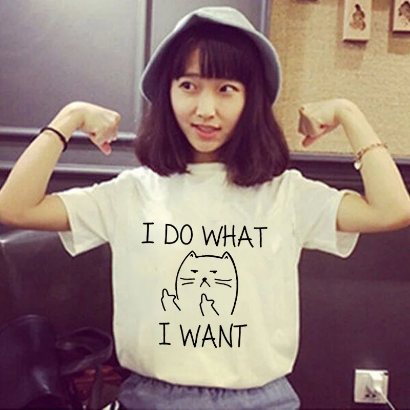 i do what i want Middle Finger Sassy cat Letters Print Women tshirt Casual Cotton Hipster Funny t shirt For Girl Top Tee Tumblr i do what i want Middle Finger Sassy cat Letters Print Women tshirt Casual Cotton Hipster Funny t shirt For Girl Top Tee Tumblr