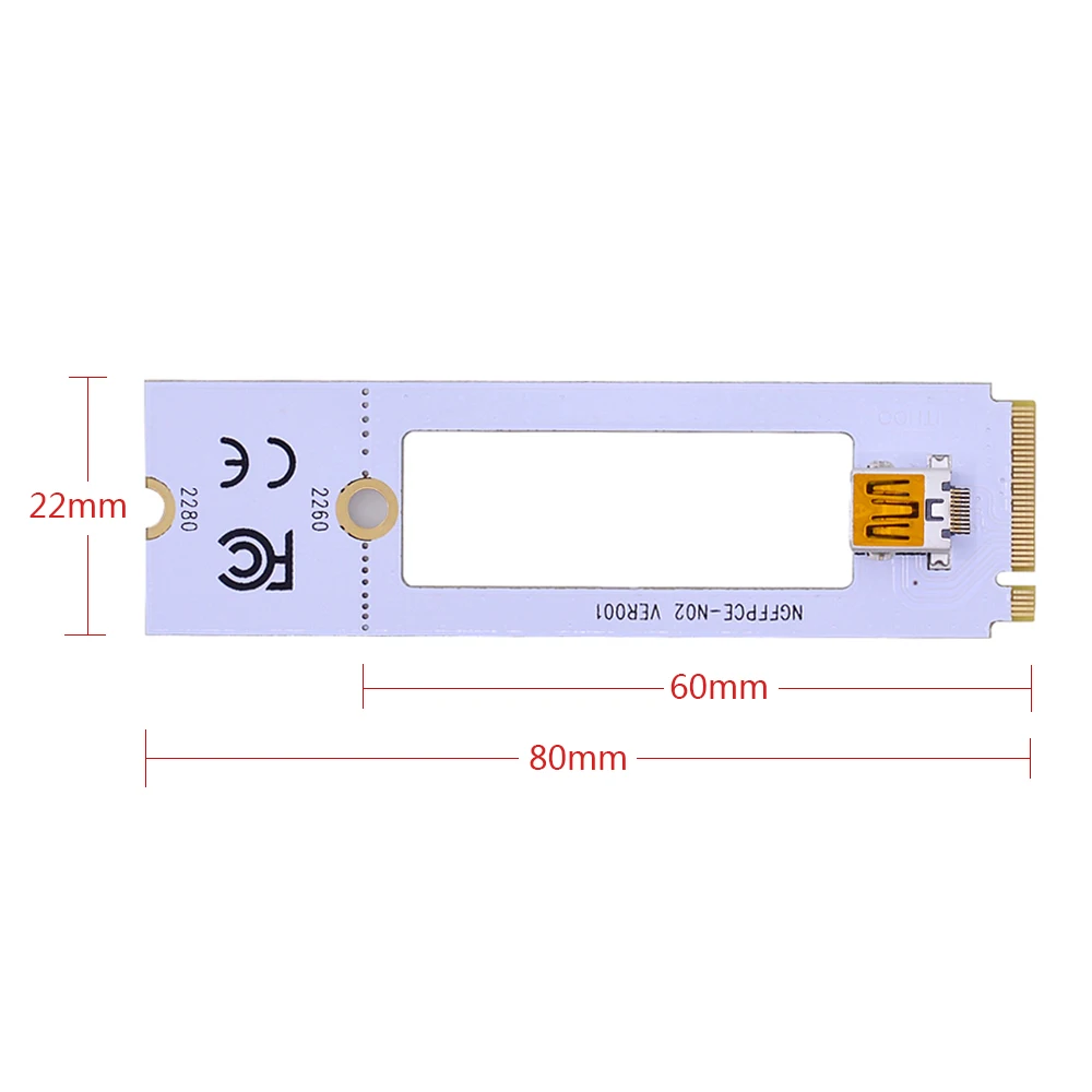 CHIPAL 60 см VER008S NGFF M.2 M ключ к PCI E 16X карта расширения PCIE удлинитель с SATA 6Pin 4Pin питание