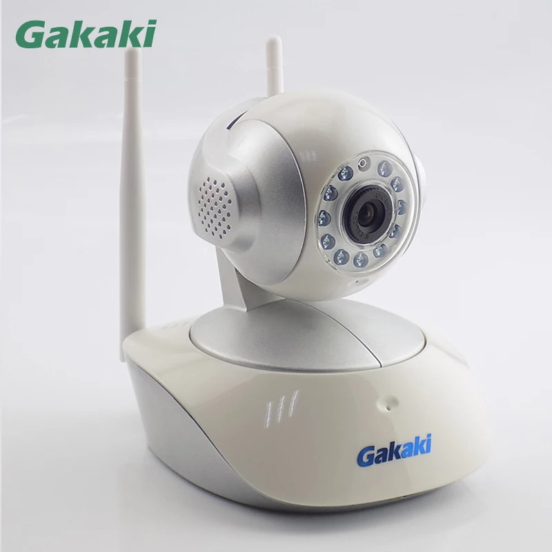 

Gakaki Wireless IP Camera Indoor Baby Monitor Smart Home Security Video Surveillance Network WiFi CCTV Camera Support TF Card