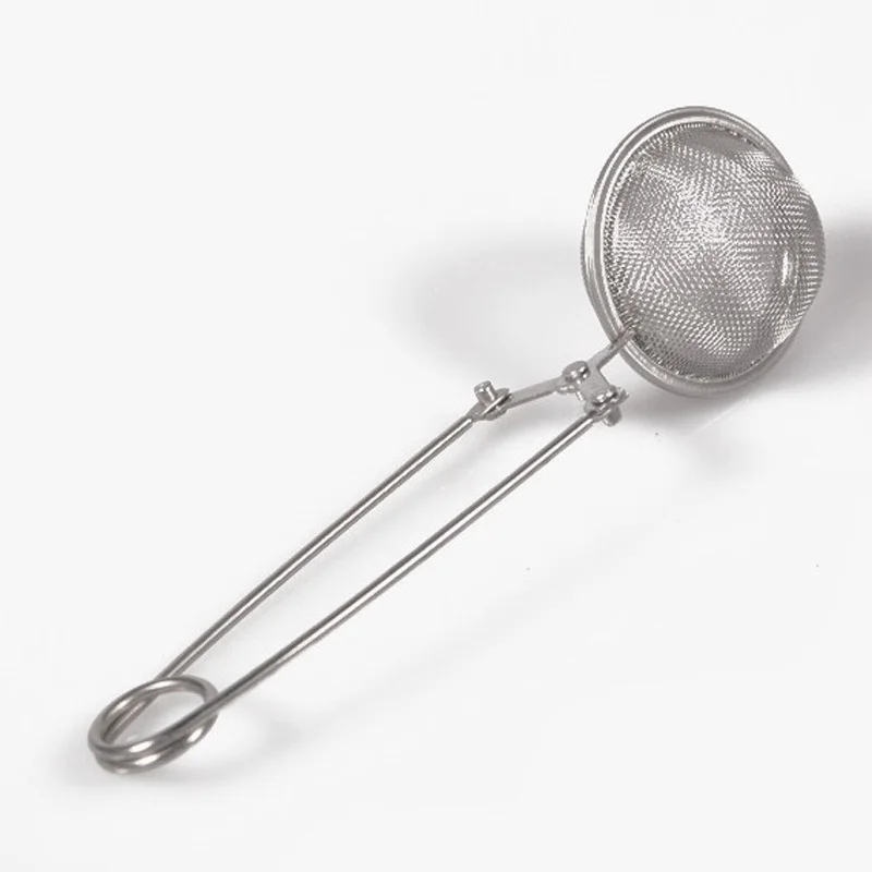 New Stainless Steel Spoon Tea Leaves Herb Mesh Ball Infuser Filter