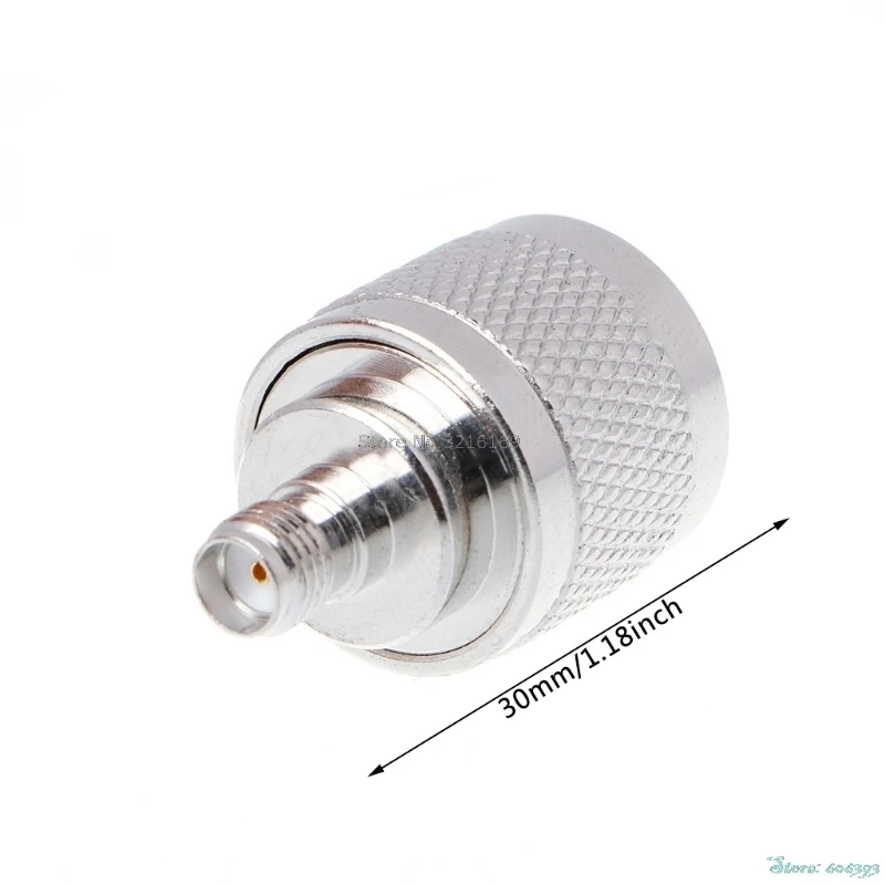

For 1PC N Male to SMA Female Straight RF Coaxial Adapter Jack Connector Promotion