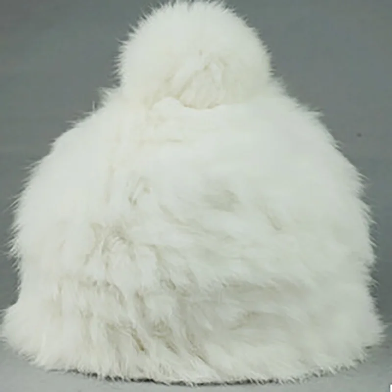 

2017 Winter 100% Real Natural Rex Rabbit Hair Fur Hat Ear Protector Cap Female Fur Thermal women covering cap lady winter hat