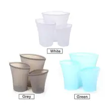 3 шт силиконовые контейнеры для хранения продуктов на молнии герметичные свежие герметичные чашки