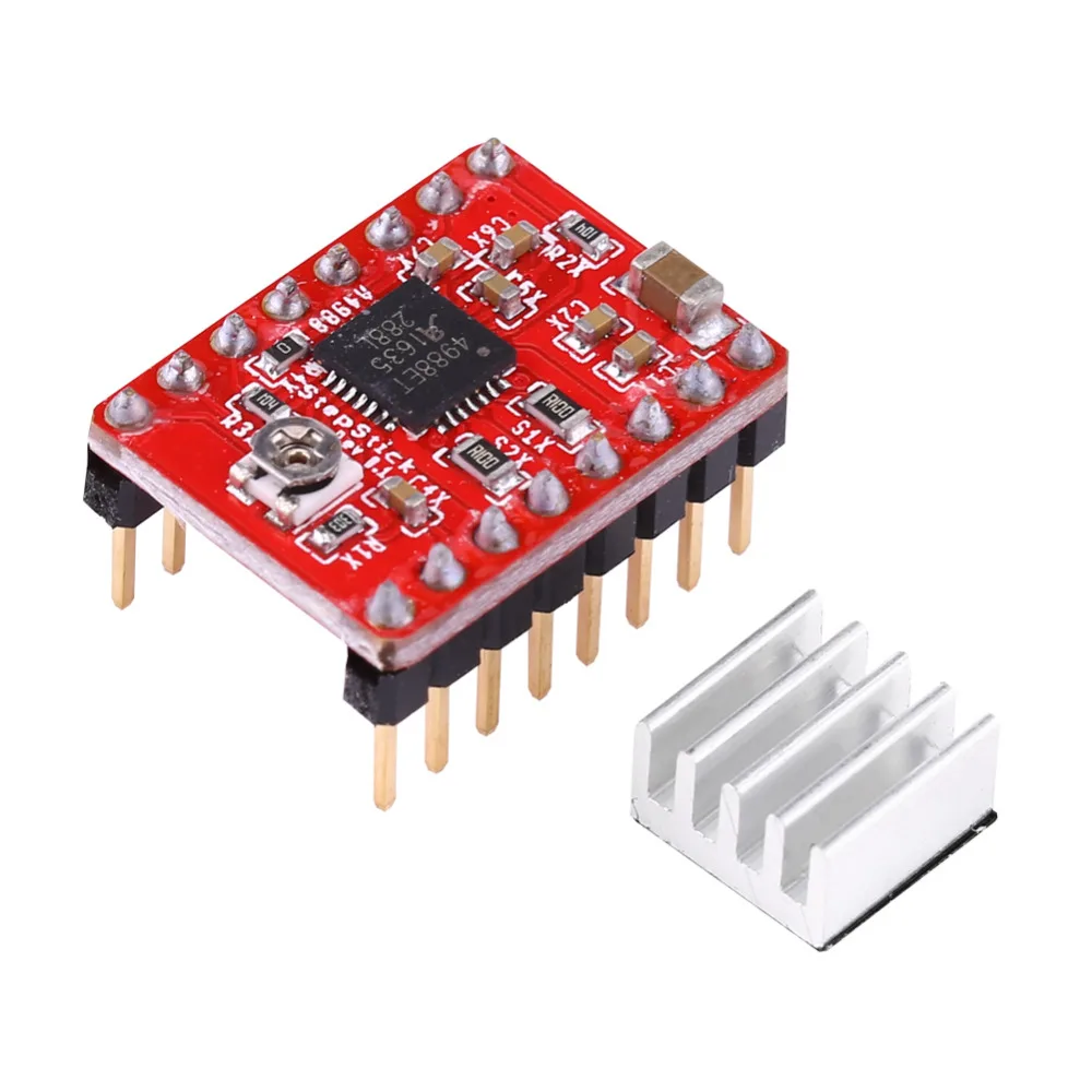 

VBESTLIFE 10Pcs/Lot A4988 Reprap Stepping Stepper Step Motor Driver Module Printer Parts Micro-stepping Motor Drivers