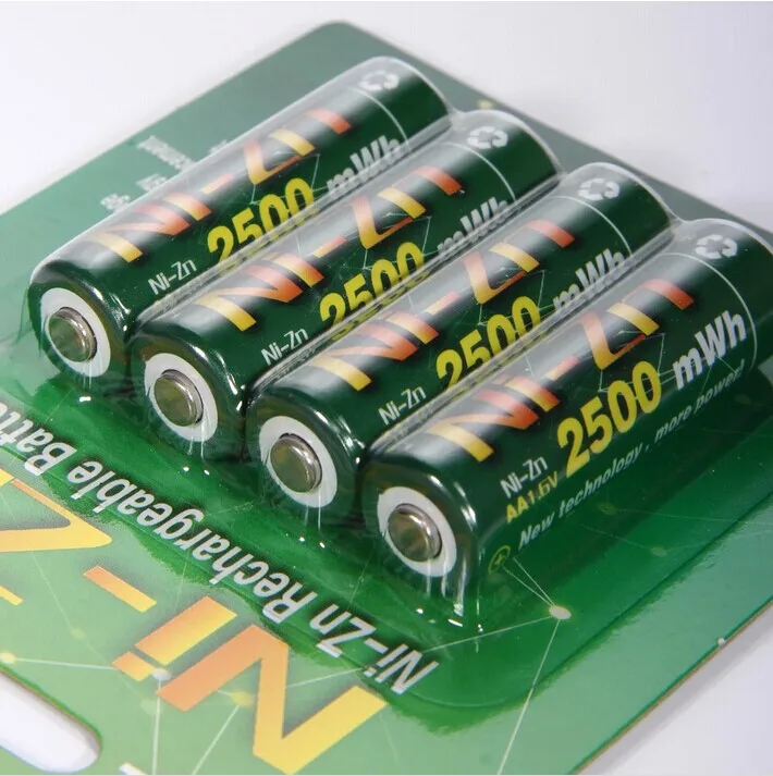 4 шт./лот BPI AA 2500mWh 1,6 V 1,5 V NI-батареи zn батареи зарядки