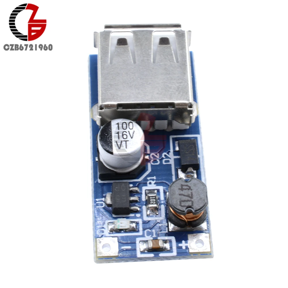 5Stks PFM Control DC-DC USB 0.9V-5V to 5V dc Boost Step-up Power Supply Module M