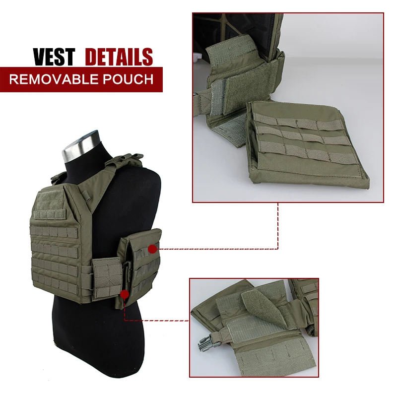 TMC FPC Tactical Vest FLPC Flowing Light Plate Carrier Body Armor Camo Cordura Airsoft Tactical Gear 3103