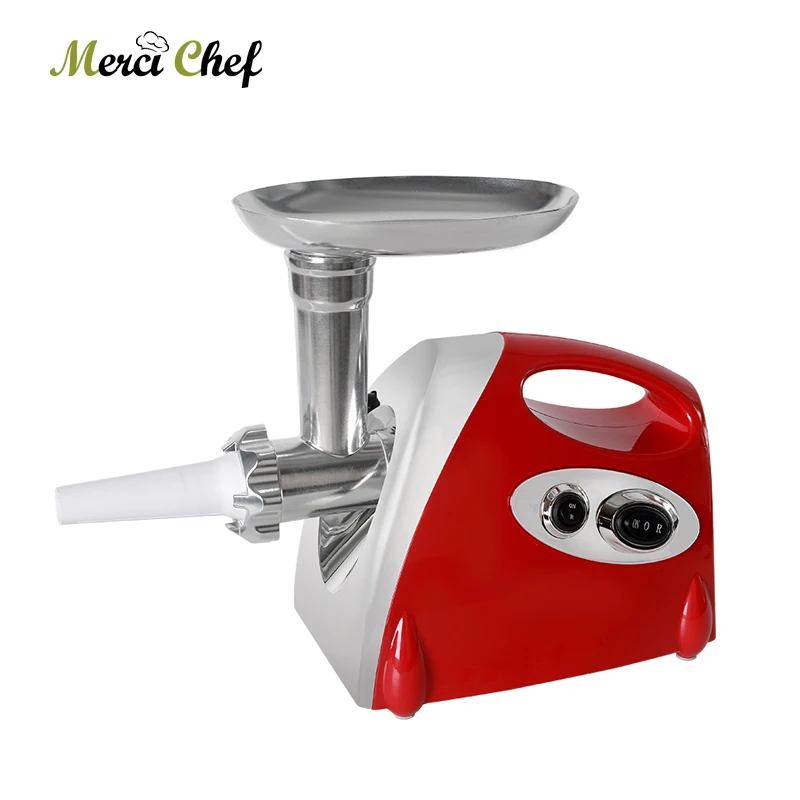 

ITOP Electric Meat Grinder & Sausage Stuffer Household Mincing Machine 3 Cutting Plates 2KG/Min Kitchen Chopper Food Processors