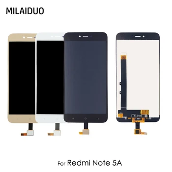 

LCD Display For Xiaomi Redmi Note 5A Touch Screen Digitizer LCD For Redmi Note 5A Prime Assembly Replacement No/ With Frame