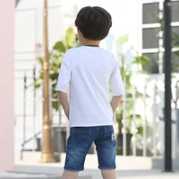 Горячие Одежда для малышей детские джинсовые шорты для мальчиков Новое лето 2018 дети Повседневное одноцветное Мягкий хлопок синие джинсы брюки подростки брюки