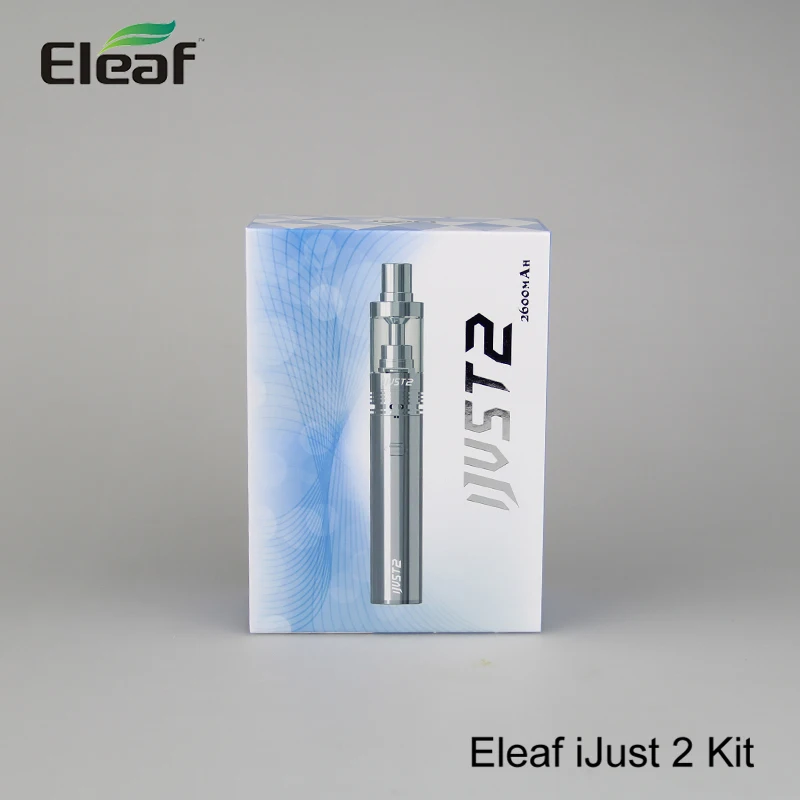 Дешевые оригинальные eleaf ijust 2 комплекта 5.5 мл 2600 мАч Батарея Ёмкость серебро 0.3ohm