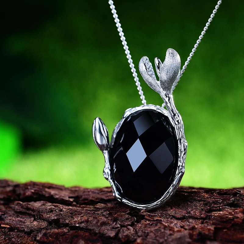 Lotus Fun реальные 925 серебро Амазонит натуральный ювелирных украшений ручной работы