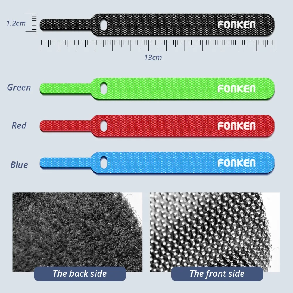 20 шт. FONKEN USB кабель Winder телефон шнур Органайзер крюк петля фиксированные кабели