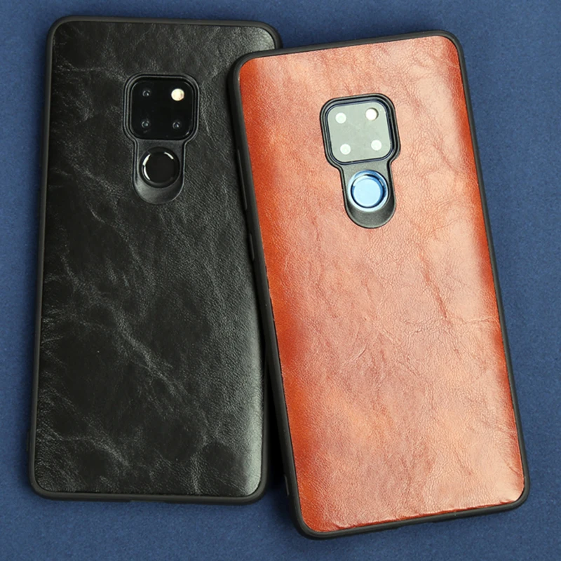 Чехол для телефона Huawei Mate 20 10 9 Pro P10 P20 Lite ретро масляная вощеная кожа мягкий чехол