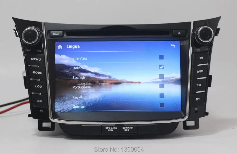 " dvd-плеер автомобиля для Hyundai i30 2011 2012 2013 с GPS навигации Bluetooth автомобильного Радио стерео Штатная sd/usb порт+ карта