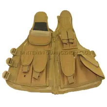 Военный Пейнтбольный боевой тактический жилет Охота Стрельба Пейнтбол защитный жилет Тан Mulitcam цвет