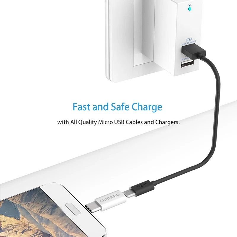 Suntaiho 3Pack USB Adapter USB C to Micro USB OTG Cable Type C Converter for Macbook Samsung Galaxy S9 S8 Huawei P20 Pro P10 OTG Suntaiho 3Pack USB Adapter USB C to Micro USB OTG Cable Type C Converter for Macbook Samsung Galaxy S9 S8 Huawei P20 Pro P10 OTG