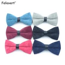 Однотонные мужские галстуки-бабочки из хлопка в полоску, свадебные галстуки с бабочкой, повседневный вечерний праздничный галстук-бабочка, мужские галстуки-бабочки, MLJ